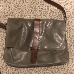 Leather Taupe bag
